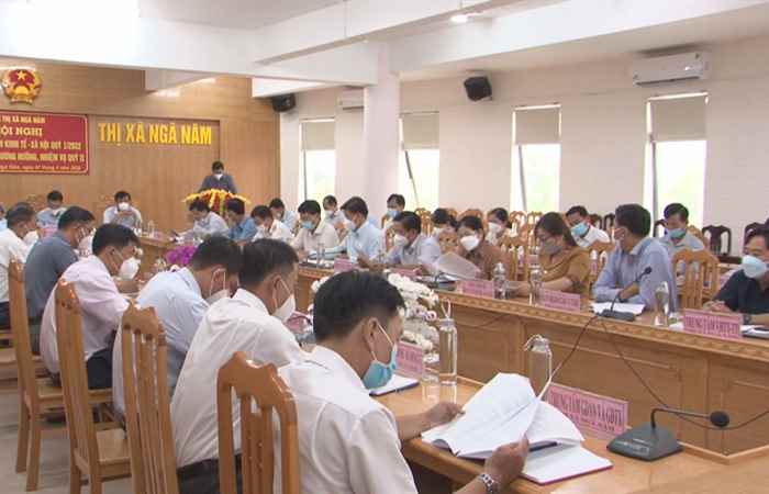 TX. Ngã Năm triển khai nhiệm vụ Quý II-2022